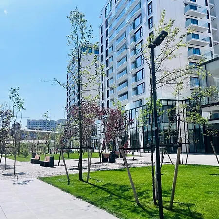 아파트 Serenity Vibes One Cotroceni, Free Underground Parking, Fast Wifi 부쿠레슈티